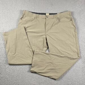 Red Head Brand Co. Men's 44x30 Tan Khaki Cargo Pants Ripstop Nylon Spandex Blend